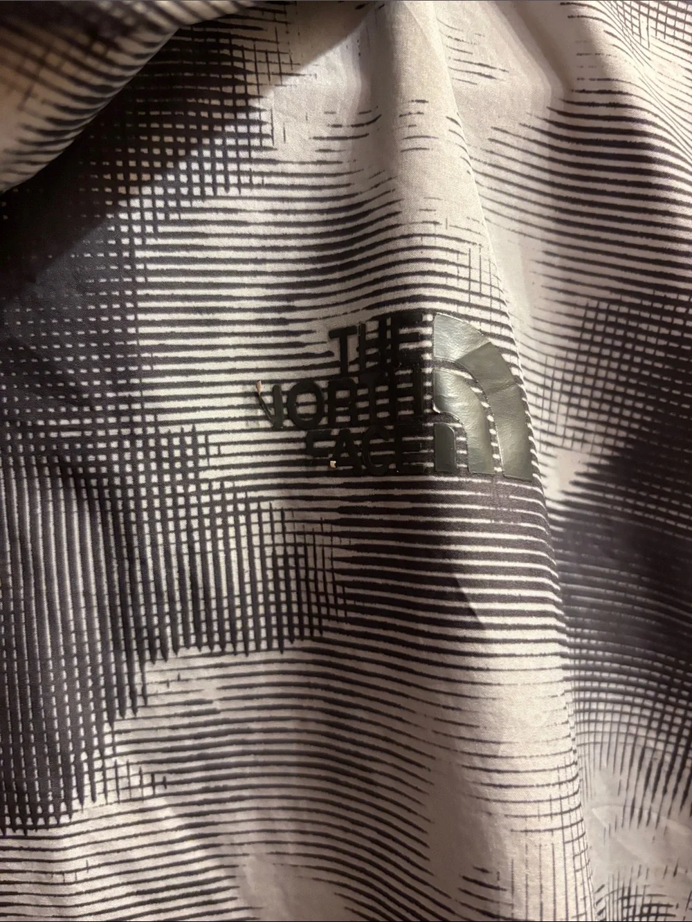 The North Face Black and Light Gray Women's/Unisex Shell Jacket